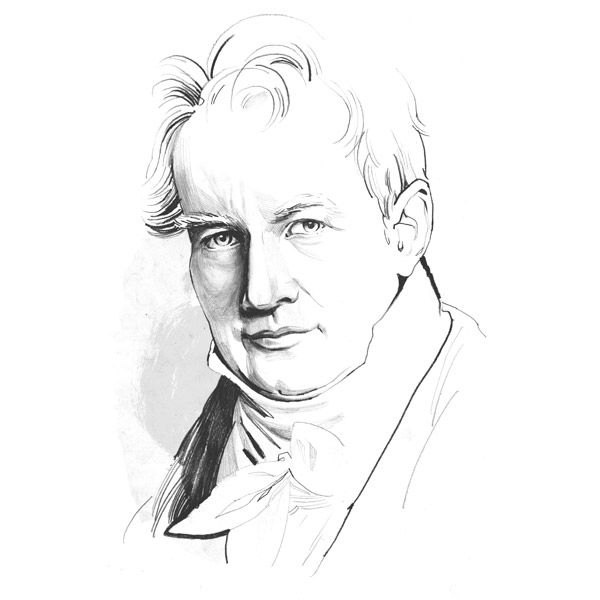 Deutscher Forschungsreisender und Entdecker Alexander von Humboldt, 1769 bis 1859